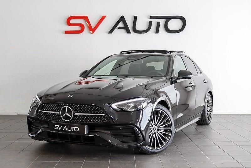 Begagnad Mercedes C200 AMG Line Premium 204 HK (150 kW) 2024 Svart Sedan