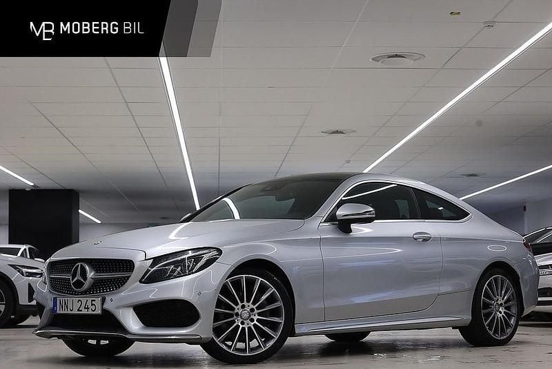 Silver Begagnad 2016 Mercedes C300 AMG Sportkupé | 249 900 kr (Marknadspris) - Bild 1/2