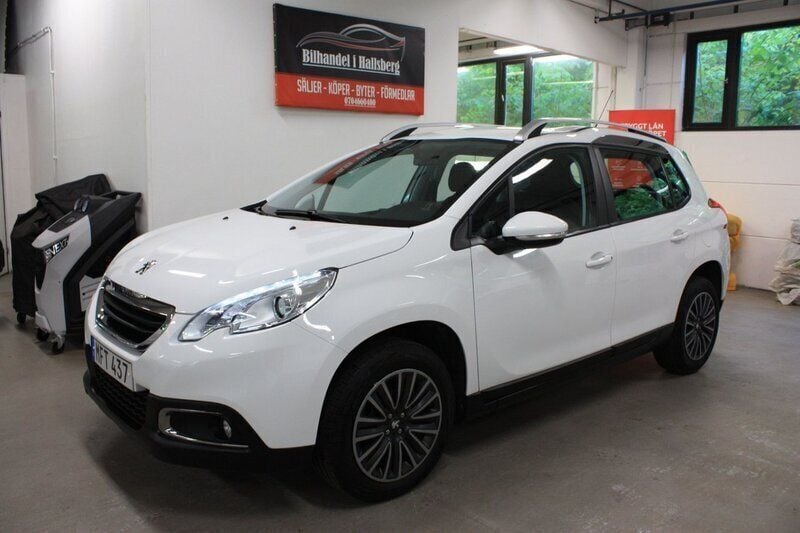 Vit Begagnad 2015 Peugeot 2008 SUV | 114 900 kr (Marknadspris) - Bild 1/4