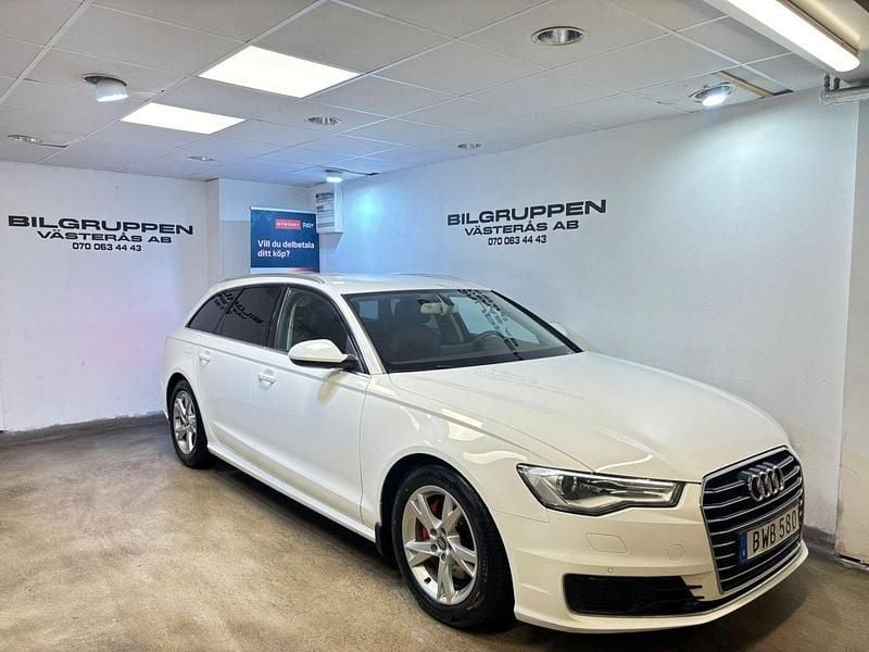 Vit Begagnad 2015 Audi A6 S-Line Kombi | 164 900 kr (Marknadspris) - Bild 1/4