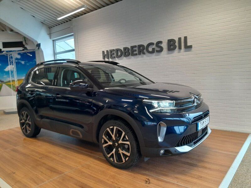 Blå Begagnad 2022 Citroën C5 Aircross PureTech SUV | 269 900 kr (Marknadspris) - Bild 1/4