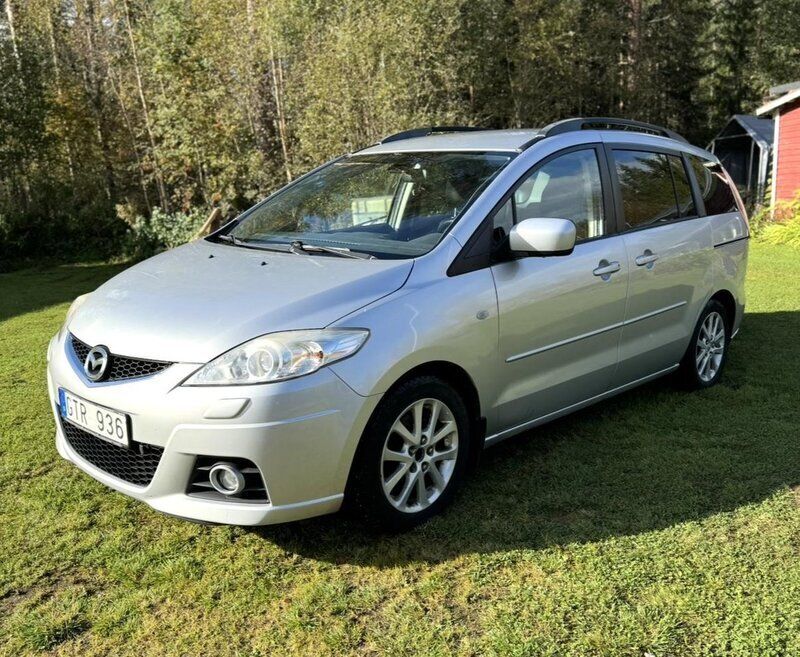 Grå Begagnad 2008 Mazda 5 Minibuss | 16 500 kr (Superpris) - Bild 1/4