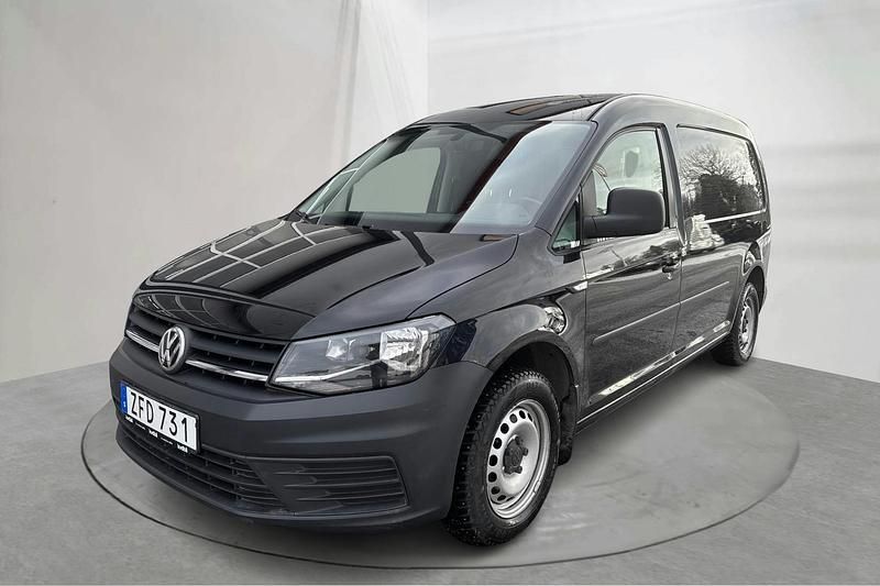 Svart Begagnad 2018 VW Caddy Maxi Minibuss | 140 000 kr (Bra pris) - Bild 1/4
