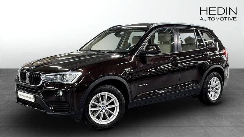 Brun (brown) Begagnad 2016 BMW X3 SUV | 178 700 kr (Bra pris) - Bild 1/4