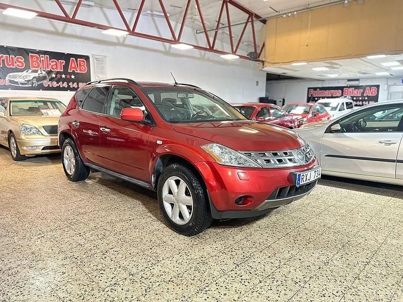 Röd Begagnad 2006 Nissan Murano SUV | 35 900 kr (Marknadspris) - Bild 1/4