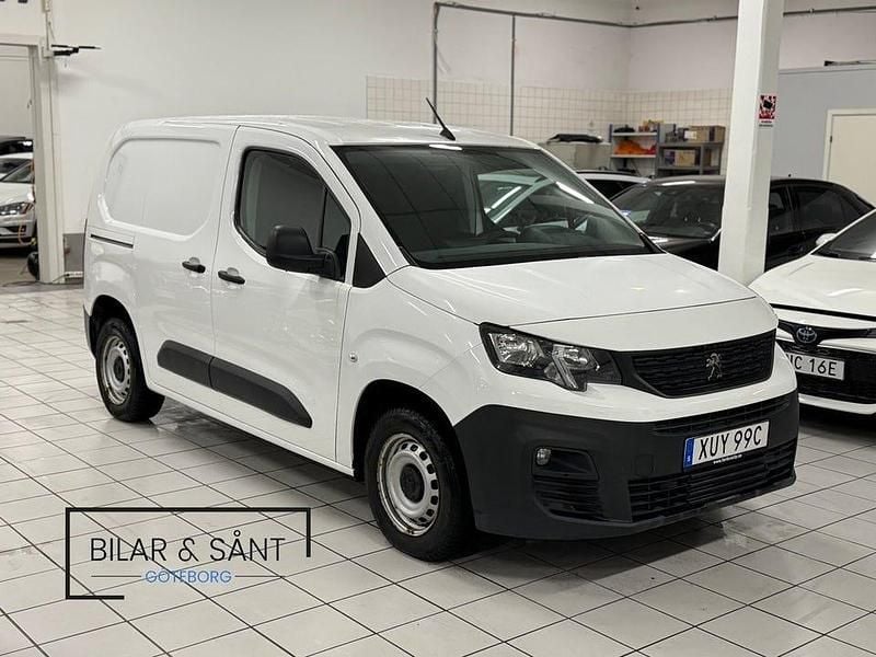 Vit Begagnad 2019 Peugeot Partner Van | 119 900 kr (Superpris) - Bild 1/4