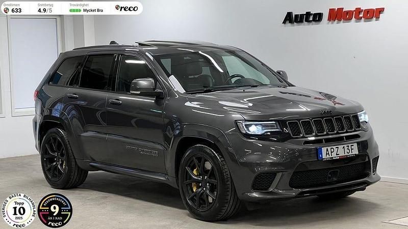 Grå Begagnad 2019 Jeep Grand Cherokee SRT SUV | 629 900 kr - Bild 1/3