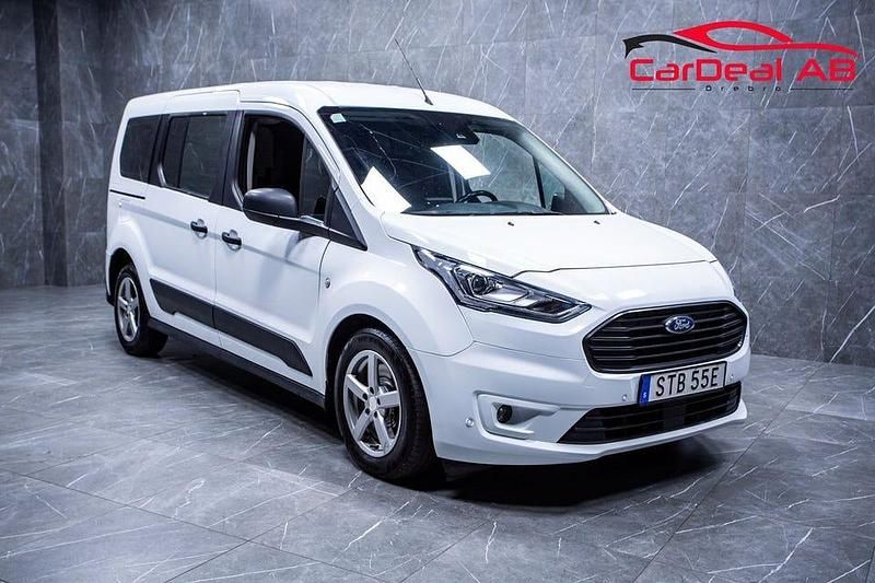 Vit Begagnad 2019 Ford Tourneo Minibuss | 199 800 kr (Marknadspris) - Bild 1/4