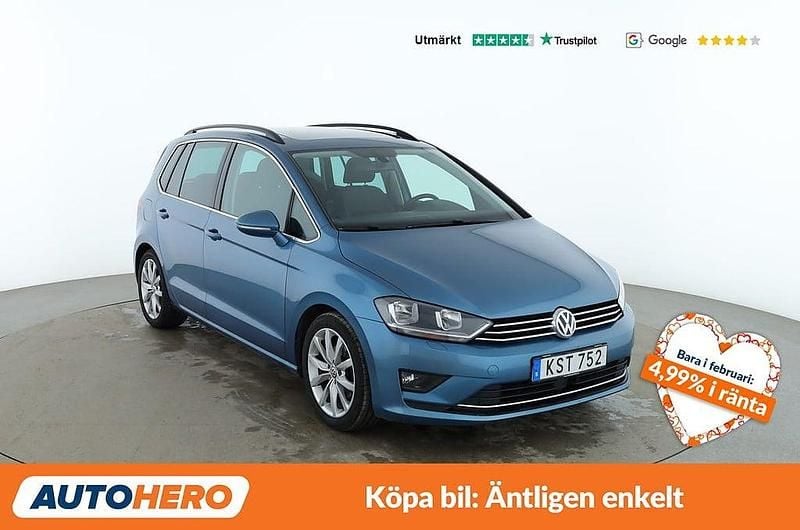 Begagnad VW Golf VII Highline 151 HK (111 kW) 2015 Blå Halvkombi