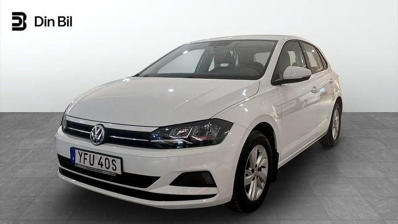 Begagnad VW Polo 95 HK (69 kW) 2019 Vit Halvkombi