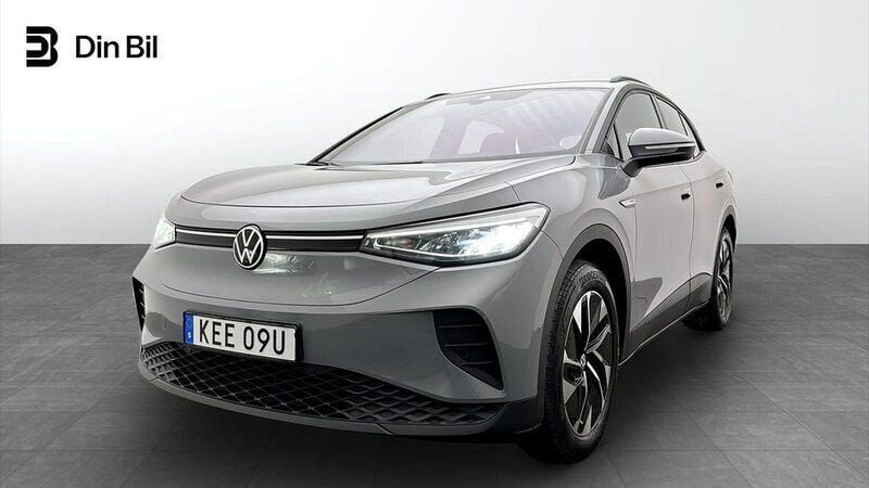 Grå (moonstone grey) Begagnad 2023 VW ID.4 Comfortline SUV | 349 900 kr (Marknadspris) - Bild 1/4