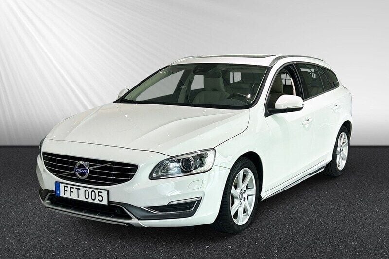 Vit Begagnad 2014 Volvo V60 Business Edition Kombi | 179 800 kr (Lite dyr) - Bild 1/4