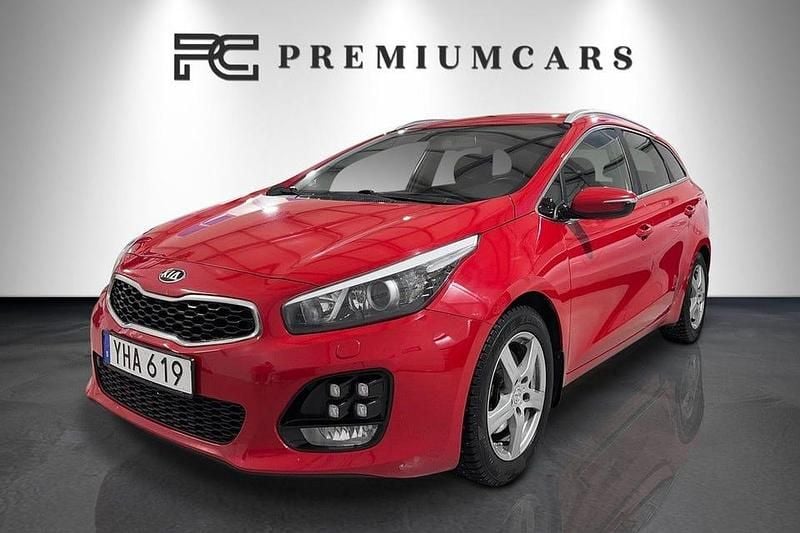 Begagnad Kia Ceed GT-Line 136 HK (100 kW) 2016 Röd Halvkombi