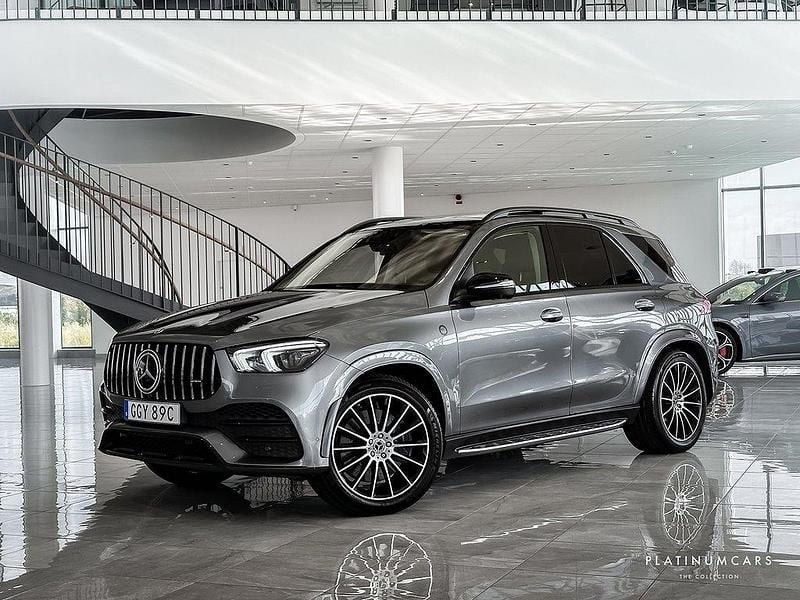 Grå Begagnad 2021 Mercedes GLE350 AMG SUV | 629 000 kr (Dyr) - Bild 1/4