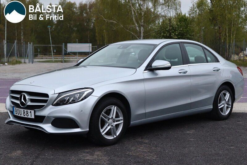 Silver Begagnad 2014 Mercedes C220 Sedan | 179 800 kr (Marknadspris) - Bild 1/4
