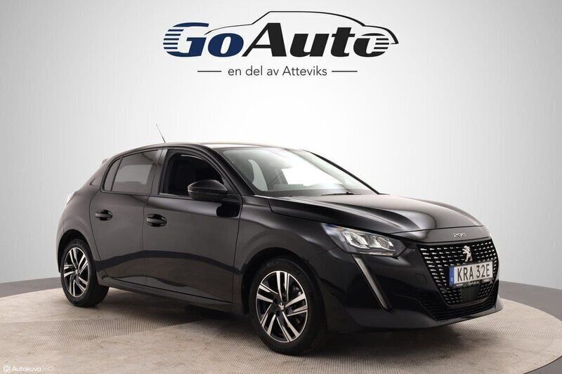 Svart Begagnad 2023 Peugeot 208 Halvkombi | 179 500 kr (Lite dyr) - Bild 1/4