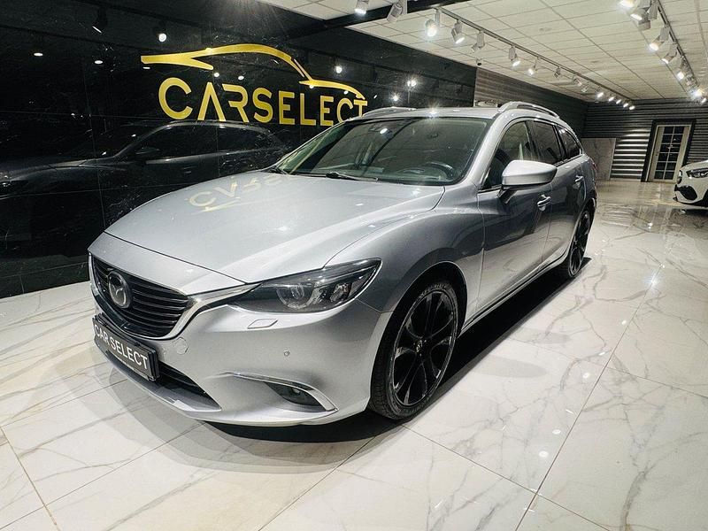 Grå Begagnad 2015 Mazda 6 Kombi | 109 000 kr (Marknadspris) - Bild 1/4