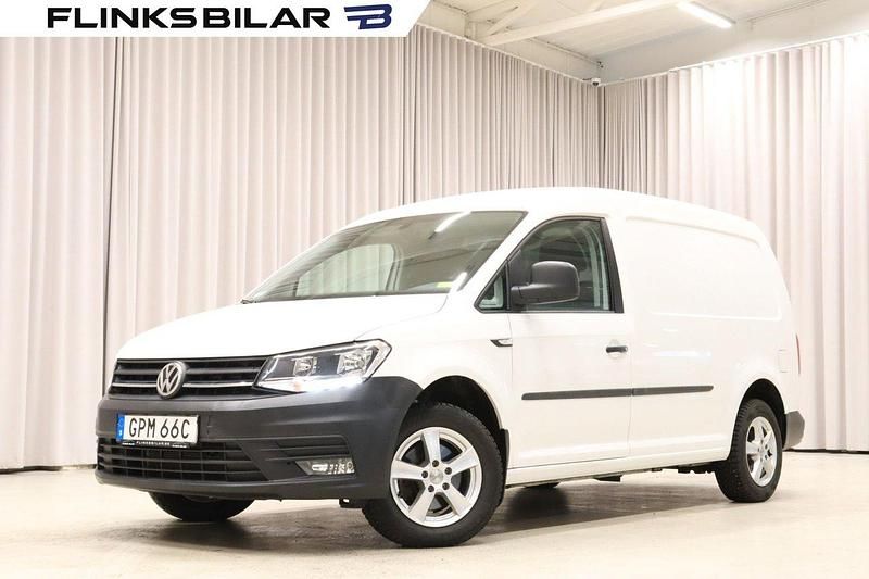 Vit Begagnad 2020 VW Caddy Maxi Minibuss | 219 804 kr (Marknadspris) - Bild 1/4