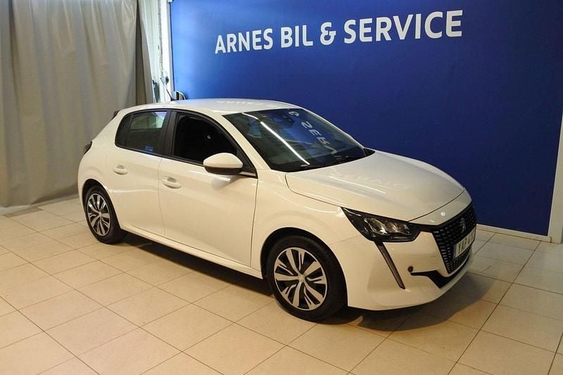 Vit Begagnad 2020 Peugeot 208 Active Halvkombi | 139 900 kr (Marknadspris) - Bild 1/4