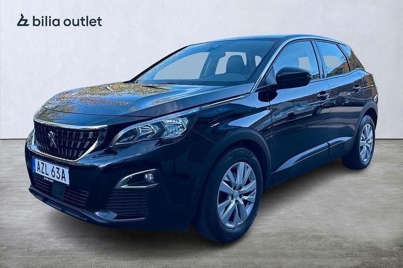Svart Begagnad 2019 Peugeot 3008 Active SUV | 139 900 kr (Marknadspris) - Bild 1/4