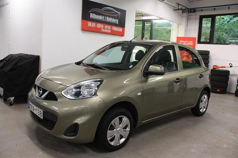 Mörkgrå Begagnad 2013 Nissan Micra Halvkombi | 55 900 kr (Marknadspris) - Bild 1/4