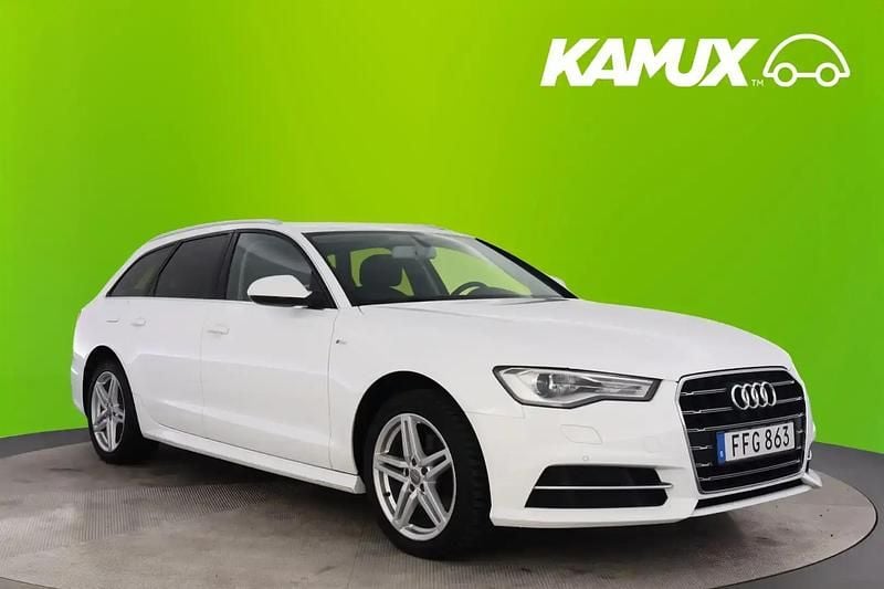 Vit Begagnad 2017 Audi A6 Ambition Kombi | 158 800 kr (Bra pris) - Bild 1/4