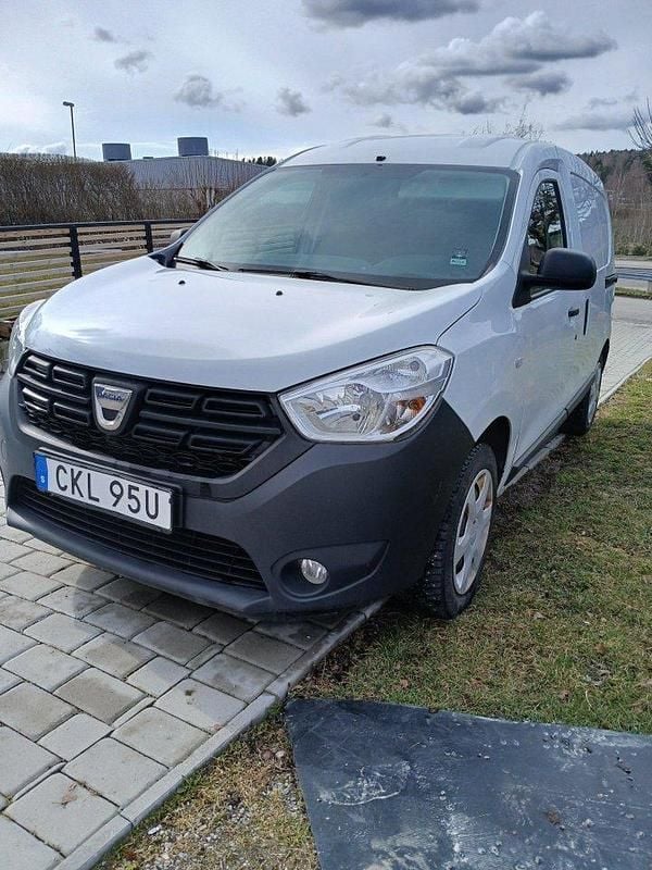 Vit Begagnad 2020 Dacia Dokker Van | 85 000 kr - Bild 1/4