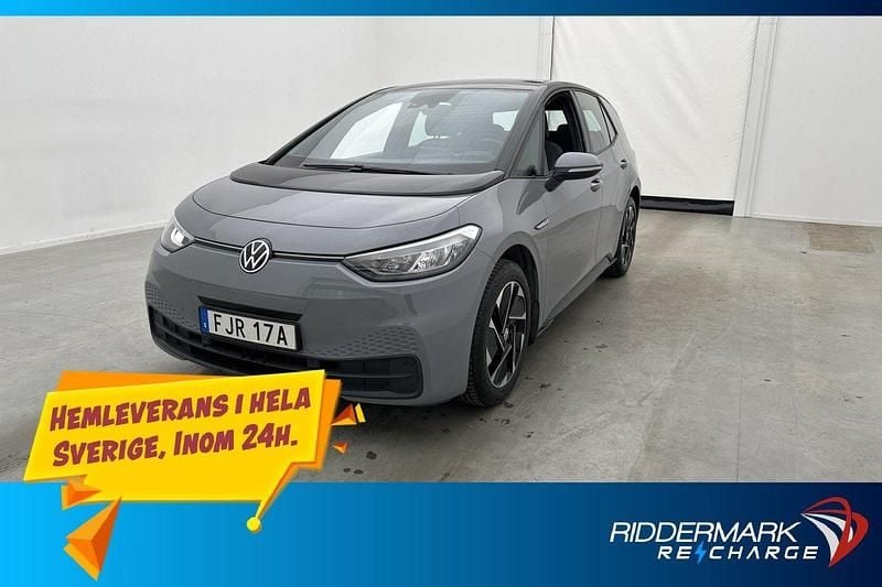 Grå Begagnad 2021 VW ID.3 Pro Performance Halvkombi | 214 800 kr (Marknadspris) - Bild 1/3