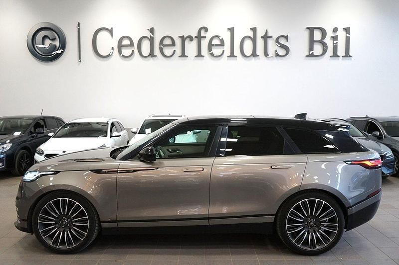 Grå Begagnad 2017 Land Rover Range Rover Velar R-Dynamic SUV | 398 900 kr (Marknadspris) - Bild 1/4