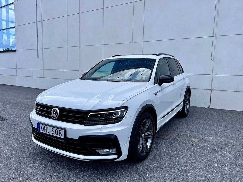 Vit Begagnad 2016 VW Tiguan R-line SUV | 249 900 kr (Dyr) - Bild 1/4