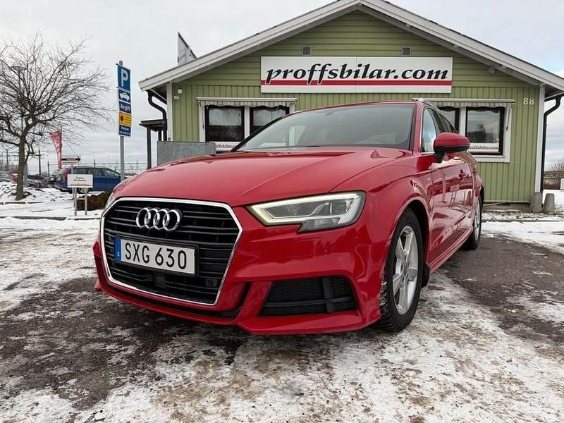Röd Begagnad 2019 Audi A3 S-Line | 179 900 kr (Superpris) - Bild 1/4