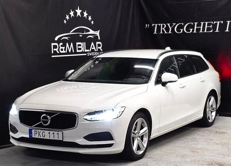 Vit Begagnad 2017 Volvo V90 Kombi | 214 800 kr (Marknadspris) - Bild 1/4
