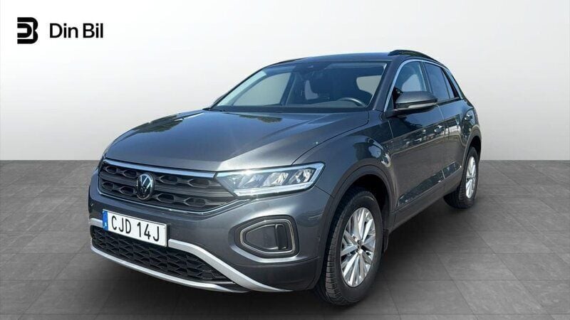 Mörkgrå Begagnad 2022 VW T-Roc SUV | 209 900 kr (Marknadspris) - Bild 1/4