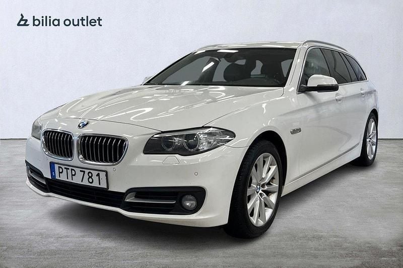 Vit Begagnad 2013 BMW 520 Kombi | 124 900 kr (Lite dyr) - Bild 1/3