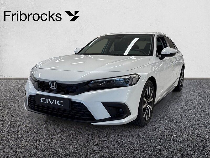 Vit Ny 2024 Honda Civic Elegance Halvkombi | 391 800 kr (Dyr) - Bild 1/4