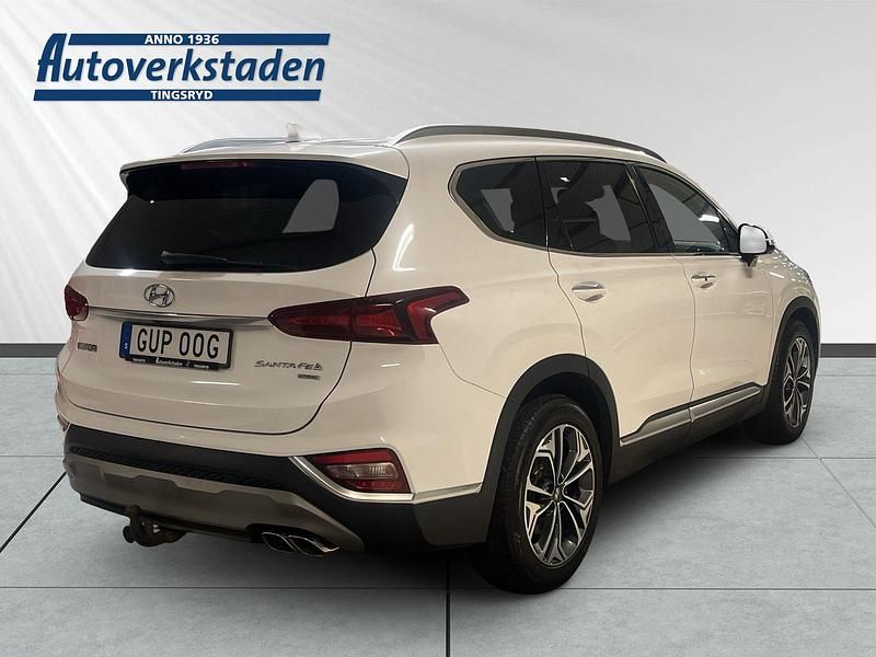 Begagnad Hyundai Santa Fe Premium 203 HK (149 kW) 2019 Vit SUV