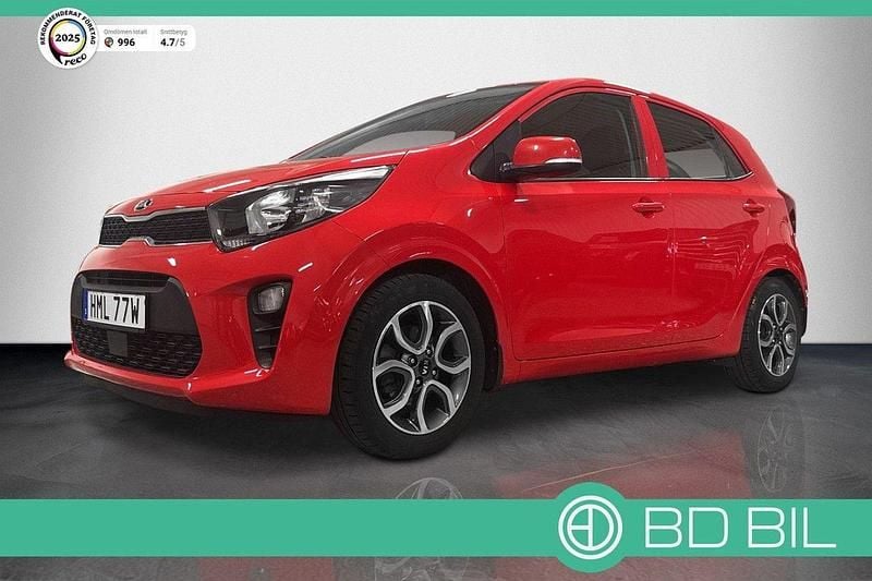 Röd Begagnad 2020 Kia Picanto Halvkombi | 113 600 kr (Marknadspris) - Bild 1/3