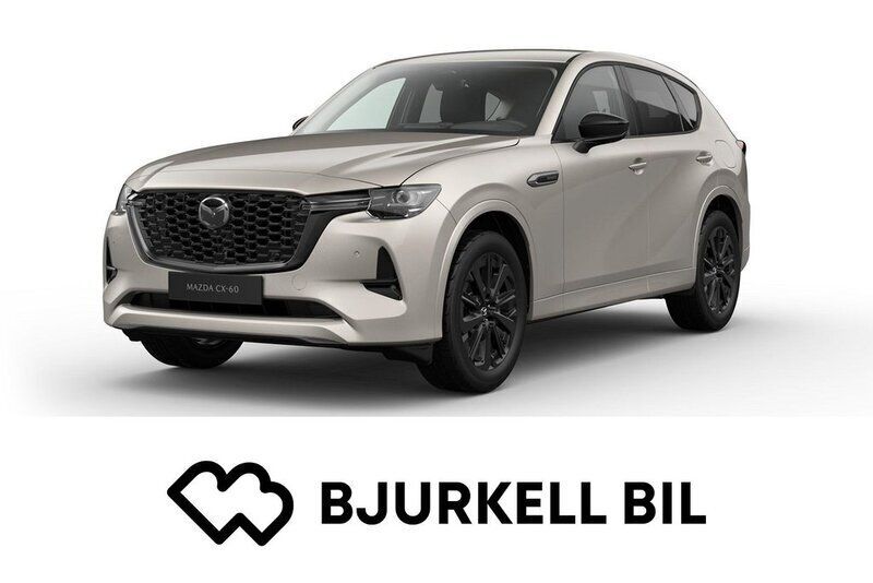 Platinum metallic Begagnad 2023 Mazda CX-60 Homura-Line SUV | 597 200 kr (Dyr) - Bild 1/4