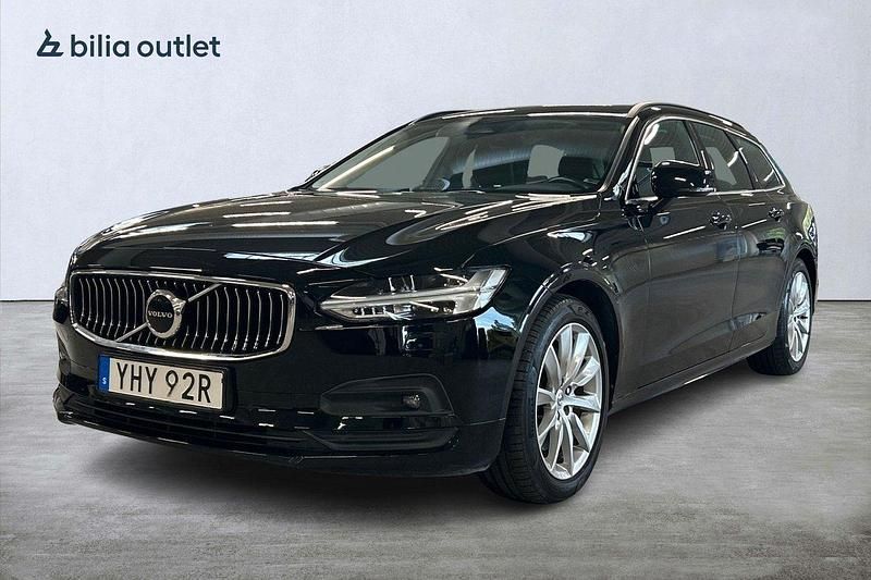 Svart Begagnad 2021 Volvo V90 Momentum Kombi | 349 900 kr (Marknadspris) - Bild 1/4