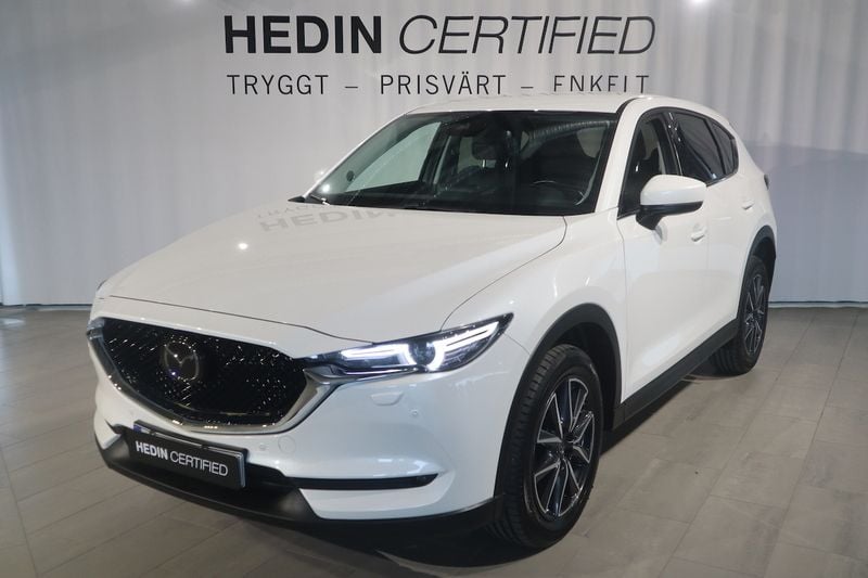 Vit Begagnad 2017 Mazda CX-5 SUV | 249 900 kr (Lite dyr) - Bild 1/4