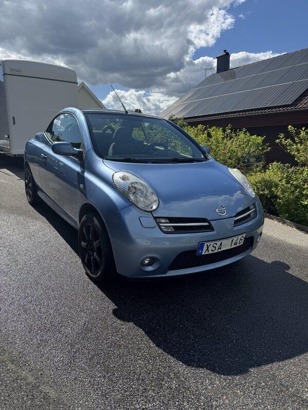 Blå Begagnad 2006 Nissan Micra C+C Cab | 32 000 kr - Bild 1/4