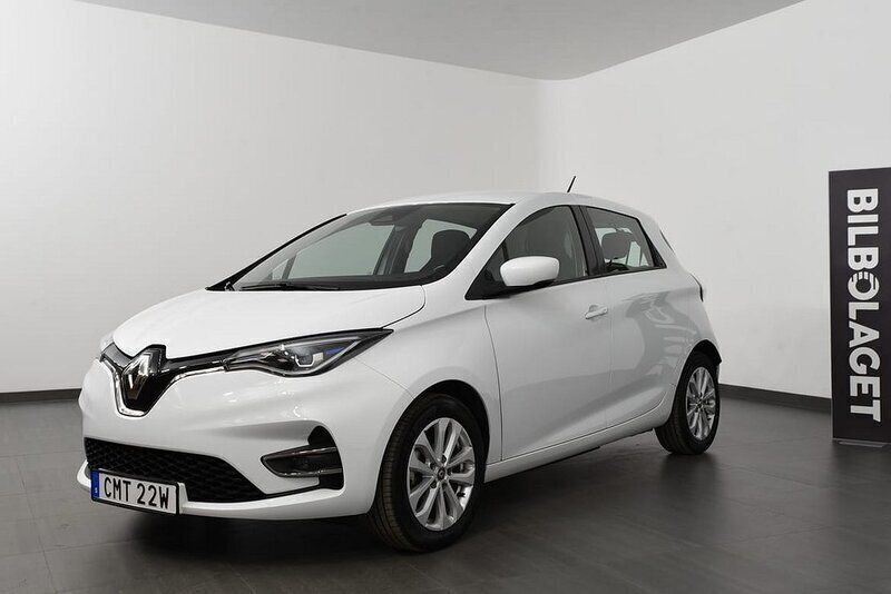 Vit Begagnad 2021 Renault Zoe Zen Halvkombi | 179 500 kr (Marknadspris) - Bild 1/4