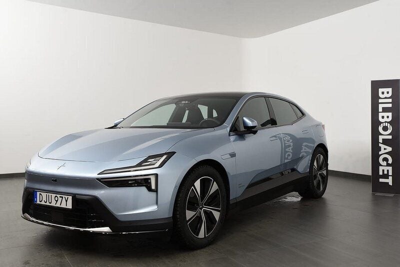 Ljusblå Begagnad 2024 Polestar 4 Long Range Single Motor SUV | 649 000 kr (Superpris) - Bild 1/4