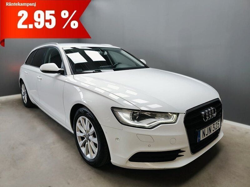 Vit Begagnad 2014 Audi A6 Kombi | 149 900 kr (Lite dyr) - Bild 1/4