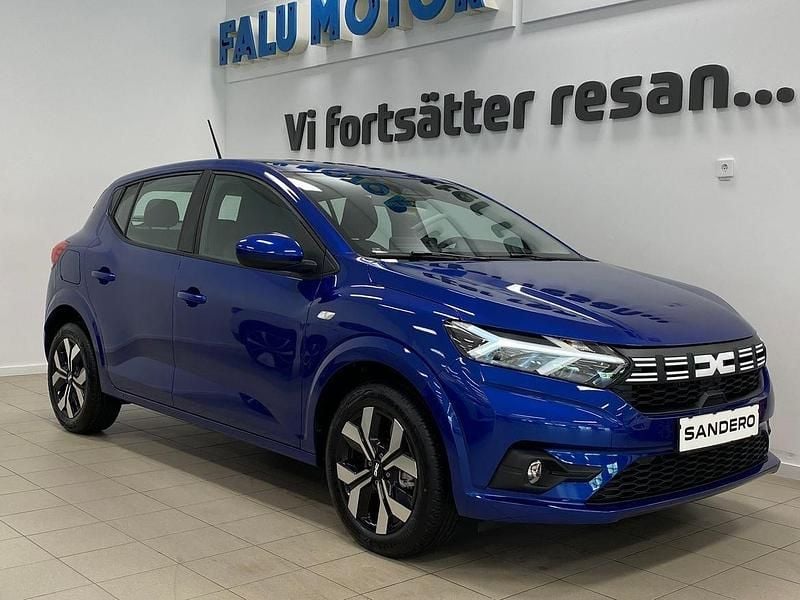 Blå Ny 2025 Dacia Sandero Expression Halvkombi | 229 200 kr (Marknadspris) - Bild 1/4