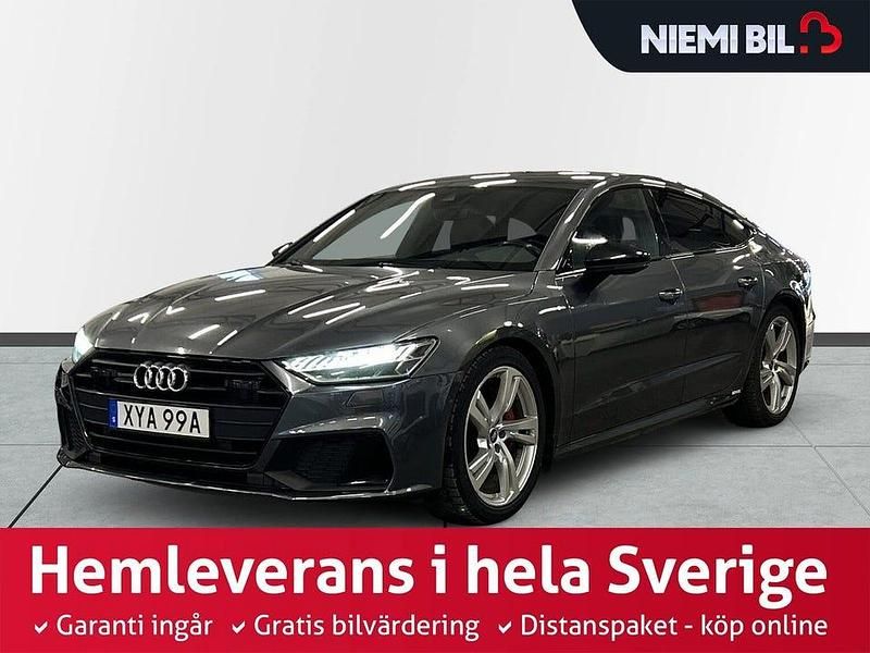 Begagnad Audi A7 S-Line 367 HK (269 kW) 2020 Grå Sedan