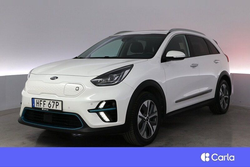 Vit Begagnad 2021 Kia e-Niro Advance SUV | 246 900 kr (Marknadspris) - Bild 1/4