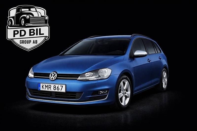 Blå Begagnad 2014 VW Golf VII GT Kombi | 69 900 kr (Bra pris) - Bild 1/4