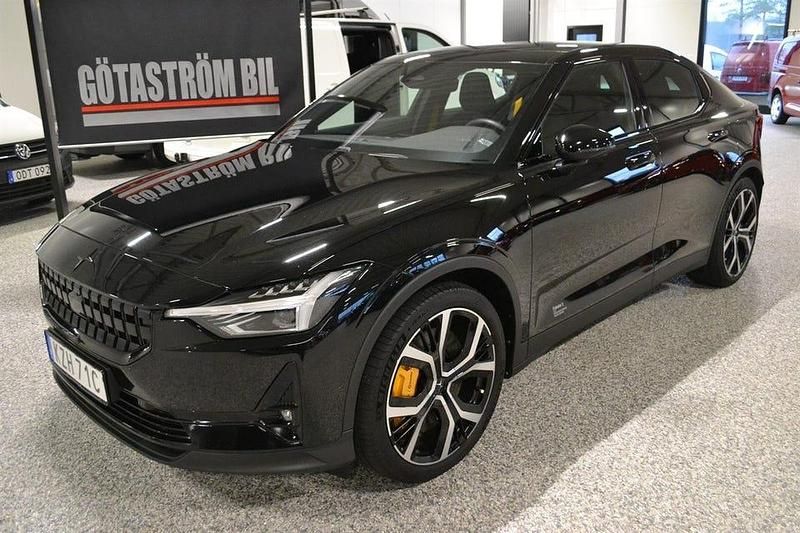 Svart Begagnad 2021 Polestar 2 Performance Halvkombi | 329 000 kr (Dyr) - Bild 1/4