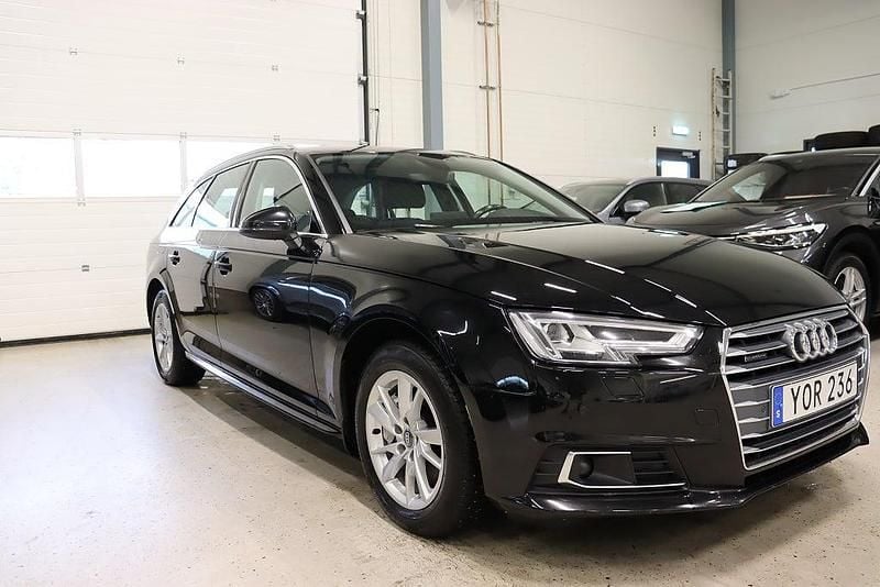 Begagnad Audi A4 190 HK (139 kW) 2018 Svart Kombi